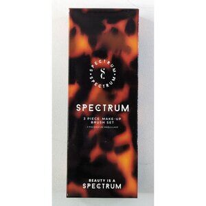 Spectrum 3 Piece Make-Up Brush Set New In Box Sealed